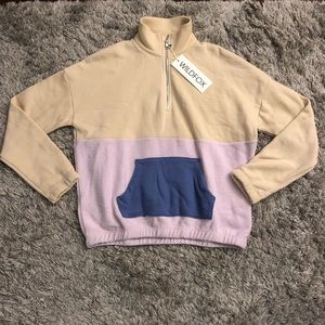 Wildfox Women’s Lea Sweatshirt in Wheat/Wispy/Dusk Size Small